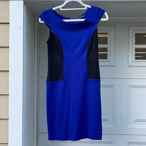 Cynthia Steffe Royal Blue and black dress. Like new. Size 0